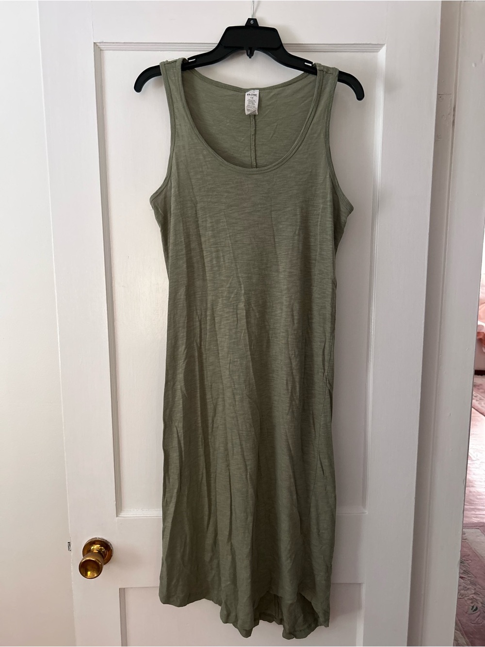 RBX Olive Green Sleeveless Maxi Dress